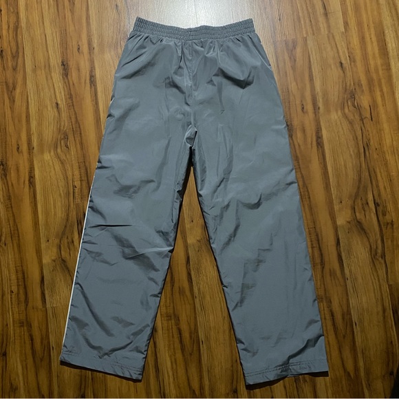 Boy’s Athletec Retro Classic Polyester Track Pants Grey/White Size Large (10/12) - Picture 4 of 9